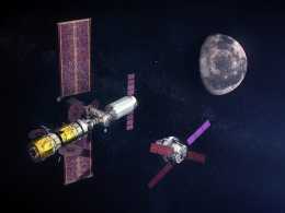 ISS Into Orbit Around The Moon