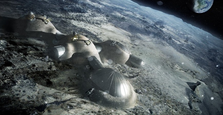 Alien Bases On Moon