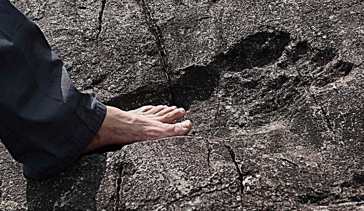290 Million Year Old Human Footprint