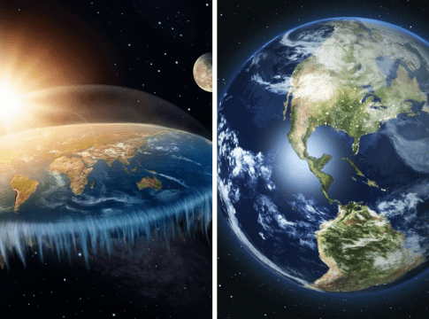 Earth Is Both Flat And Sphere