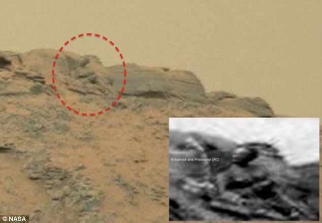 Giant Buddha Face Found On Mars