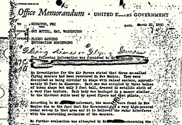 FBI UFO documents