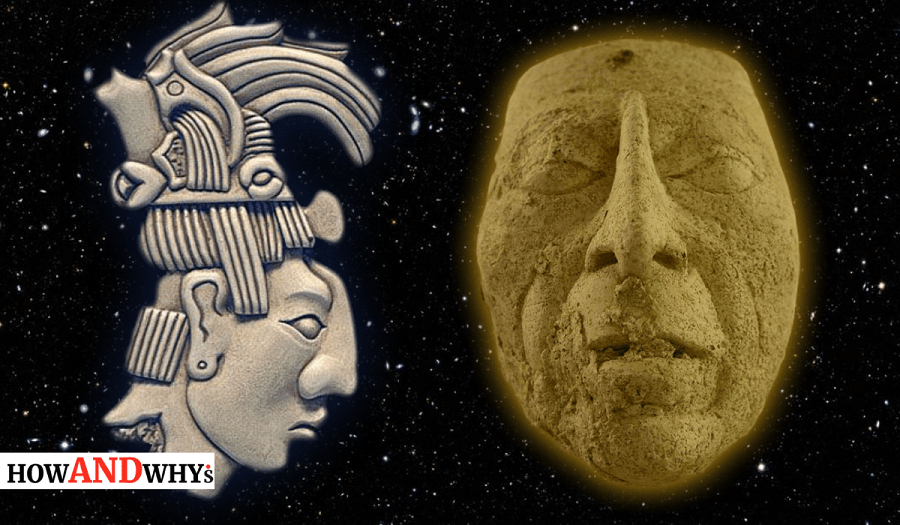 Elevated Nasal Root Of Ancient Maya King