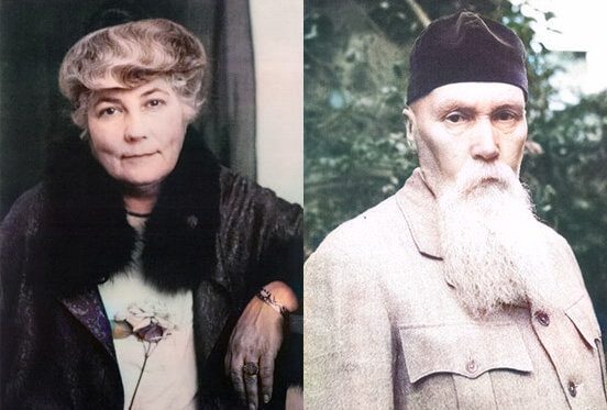 Helena and Nicholas Roerich