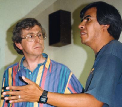 Carlos Diaz with Colin Andrews