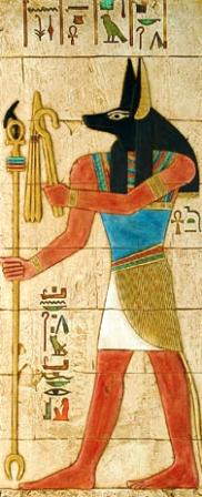 Anubis with Was-sceptre
