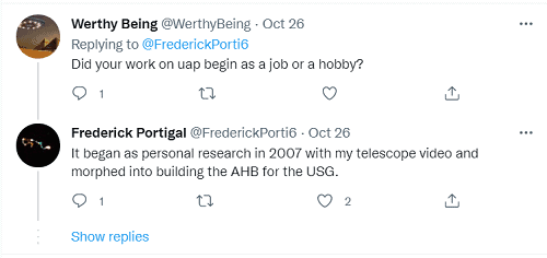 Frederick Portigal tweet