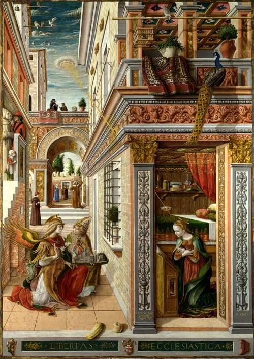 The Annunciation with Saint Emidius