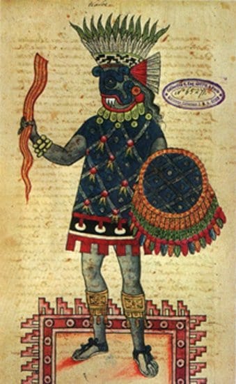 Aztec god Tlaloc 