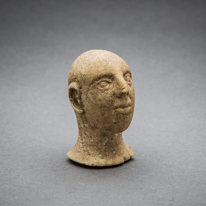 Bactria-Margiana Stone Head from an Idol