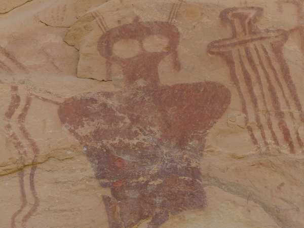 Petroglyphs Of Unknown Beings Of Sego Canyon
