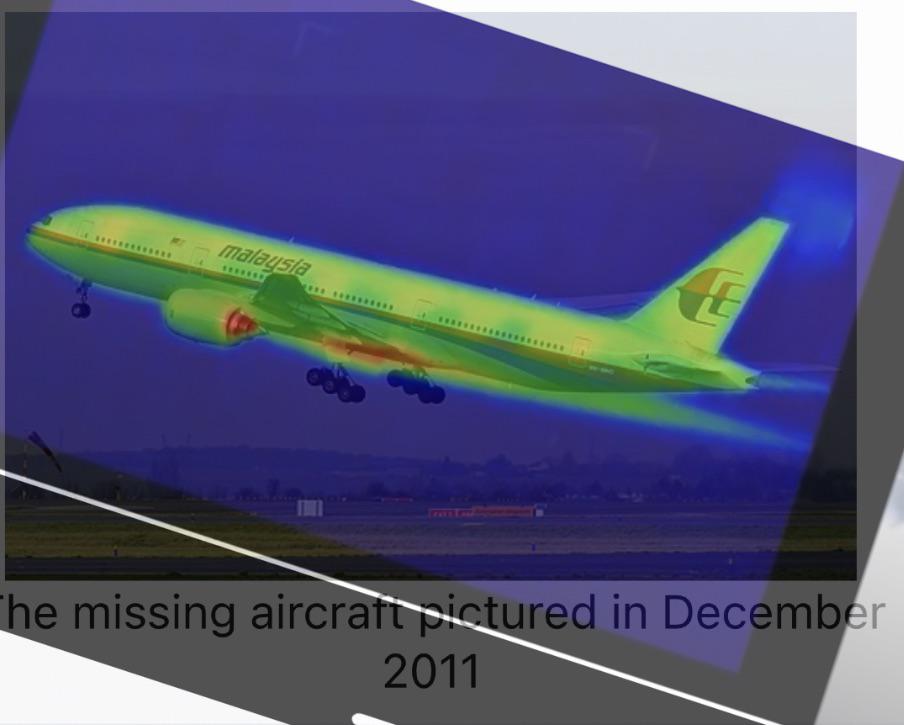 UFO behind Malaysia Airlines MH370 